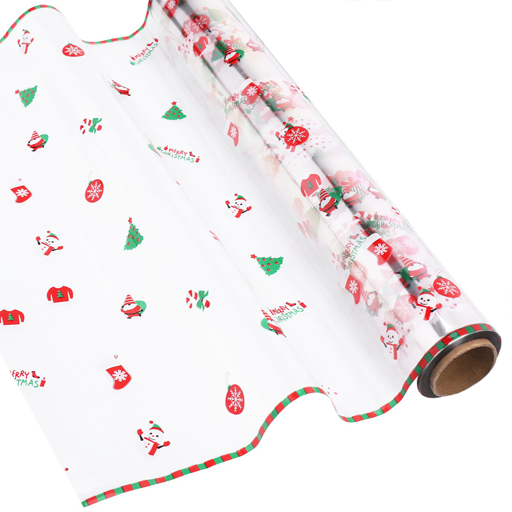 Cellophane Wrap Clear - 1 rouleau d'enveloppement de cellophane de