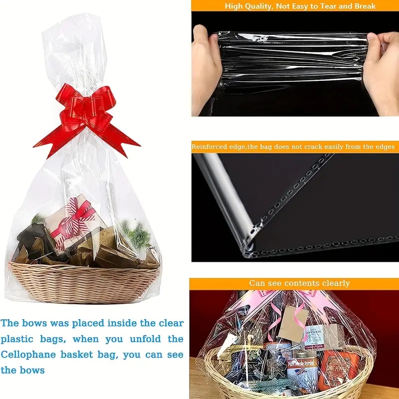 Grand sac en cellophane transp - Cellophane Wrap Clear avis et prix