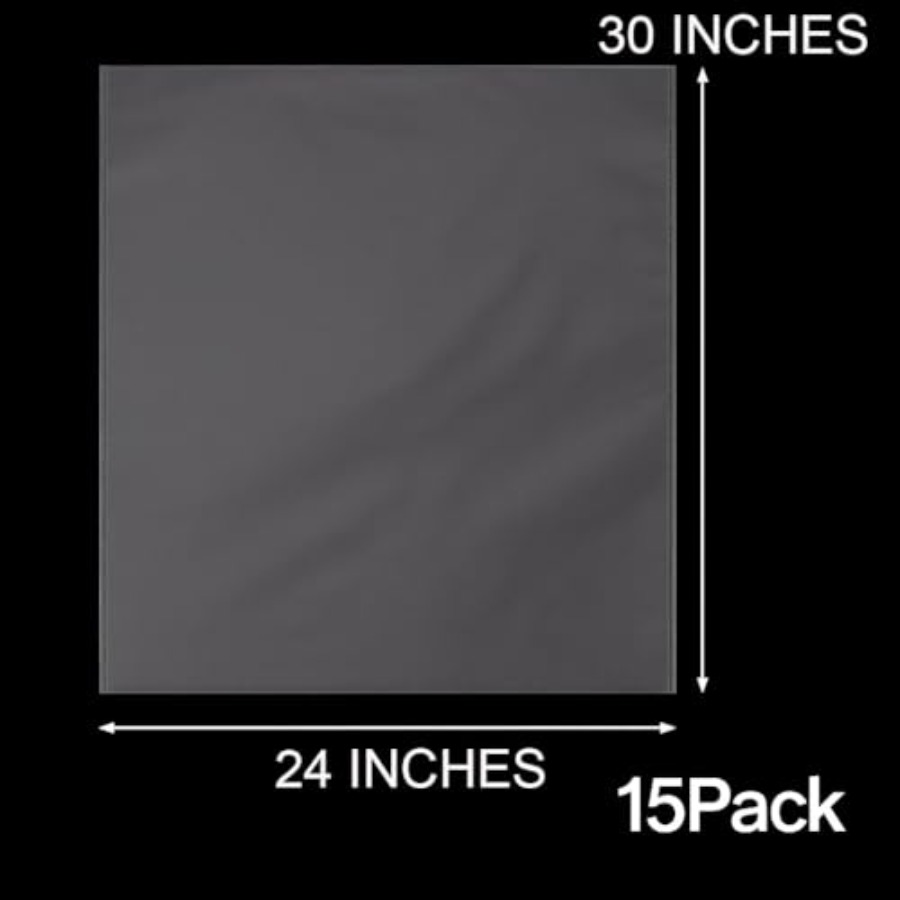 Lot de 15 grands sacs cadeaux  - Cellophane Wrap Clear avis et prix