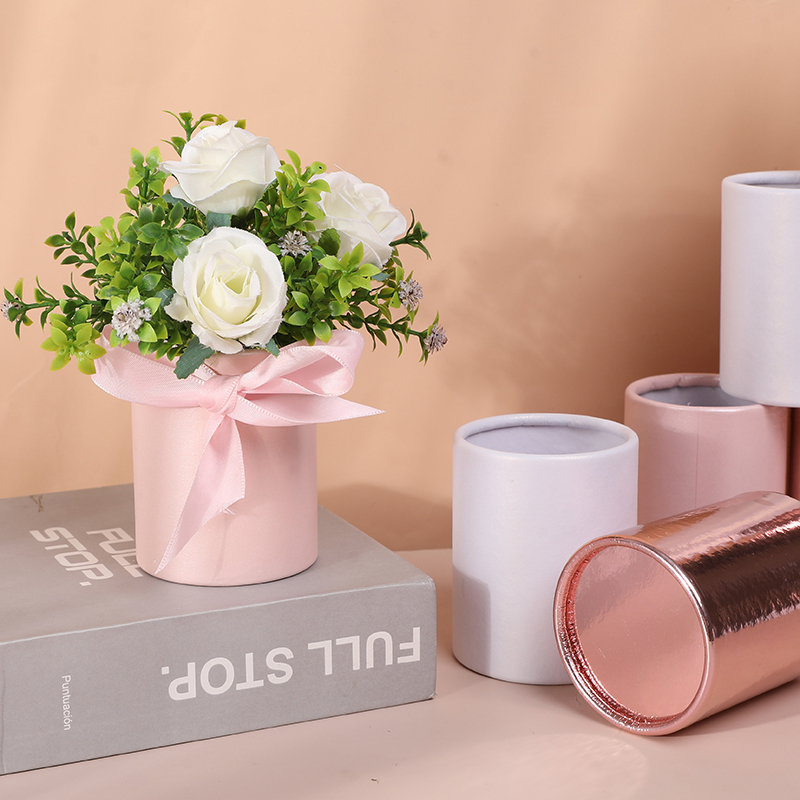 Lot de 4 mini boîtes rondes po - Florist Supply Paper avis et prix