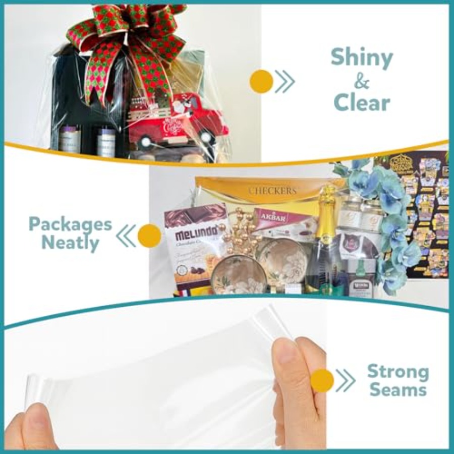 Sacs en film rétractable pour  - Cellophane Wrap Clear avis et prix