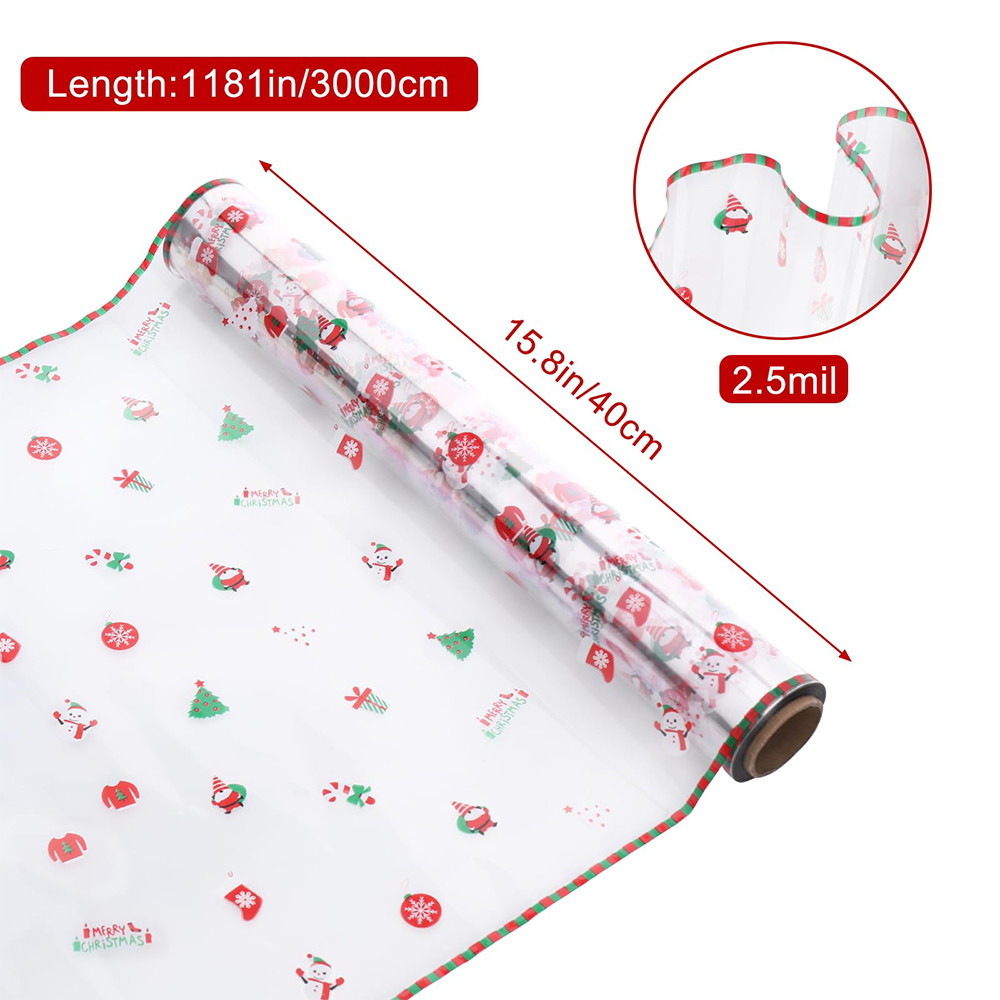 1 rouleau d'enveloppement de c - Cellophane Wrap Clear avis et prix