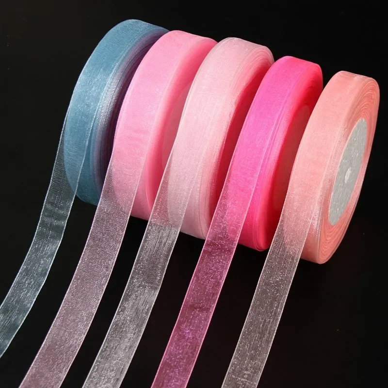 Rubans en organza de 15 mm, 50 - Ribbon Organza Roll avis et prix