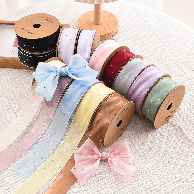 Rouleau de ruban décoratif en  - Ribbon Organza Roll avis et prix