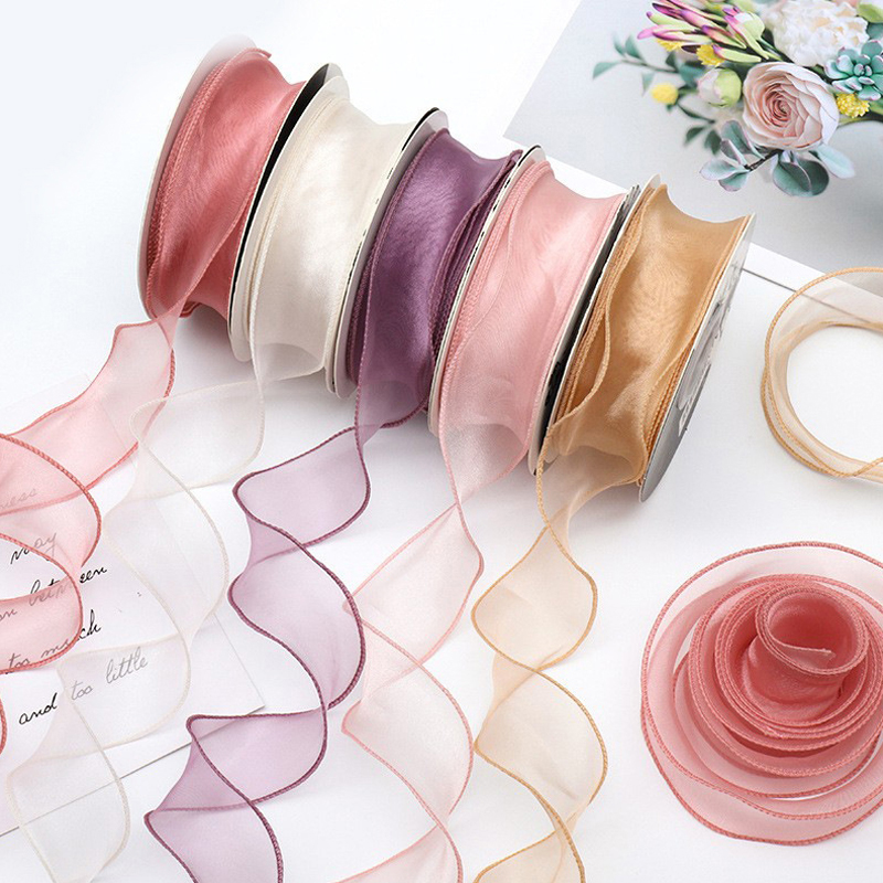 Rubans en Satin Transparent po - Ribbon Organza Roll avis et prix