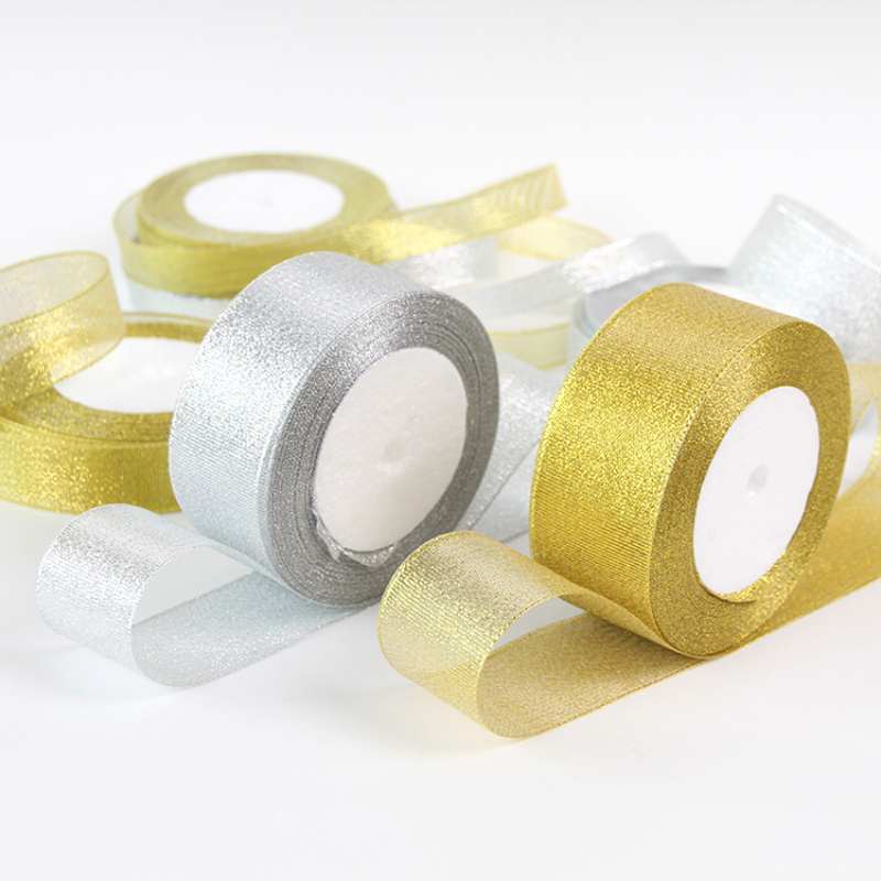 Ruban d'oignon en Organza or/a - Ribbon Organza Roll avis et prix