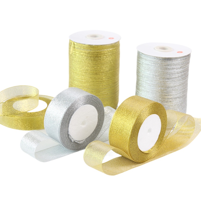 Ruban d'oignon en Organza or/a - Ribbon Organza Roll avis et prix