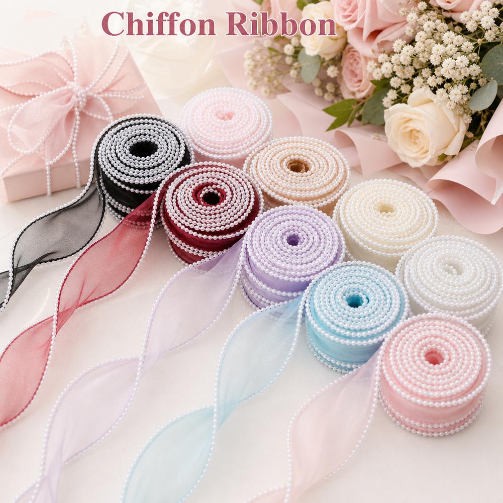 5 yards/rouleau, ruban en orga - Ribbon Organza Roll avis et prix