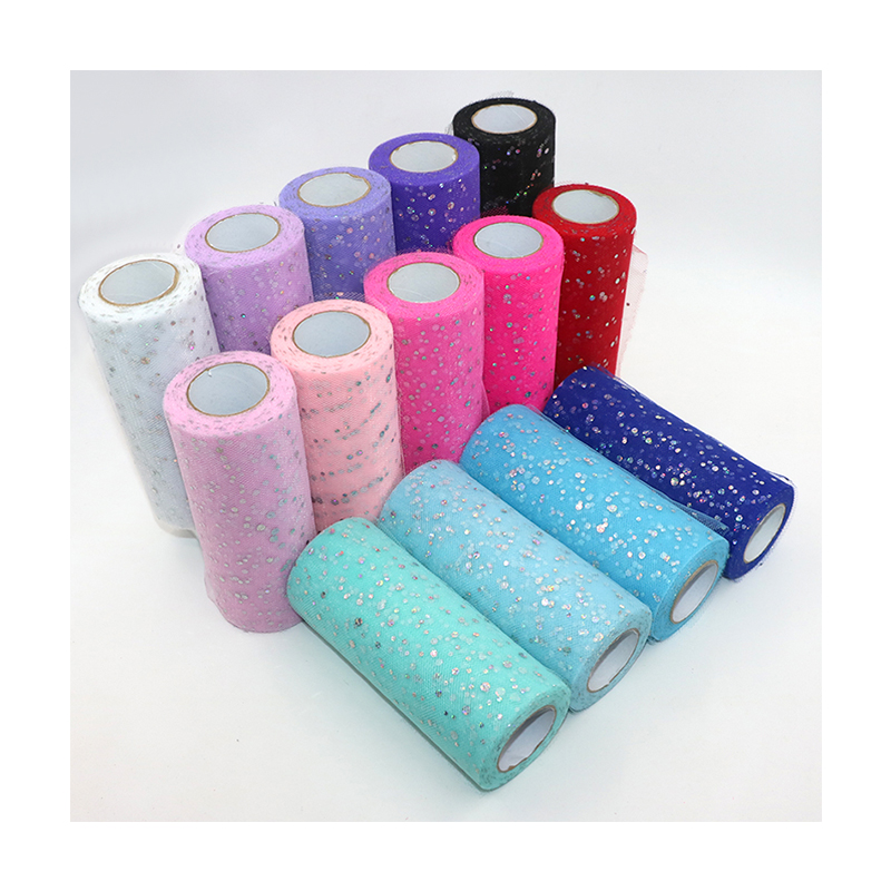 Rouleau de Tulle à paillettes  - Ribbon Organza Roll avis et prix