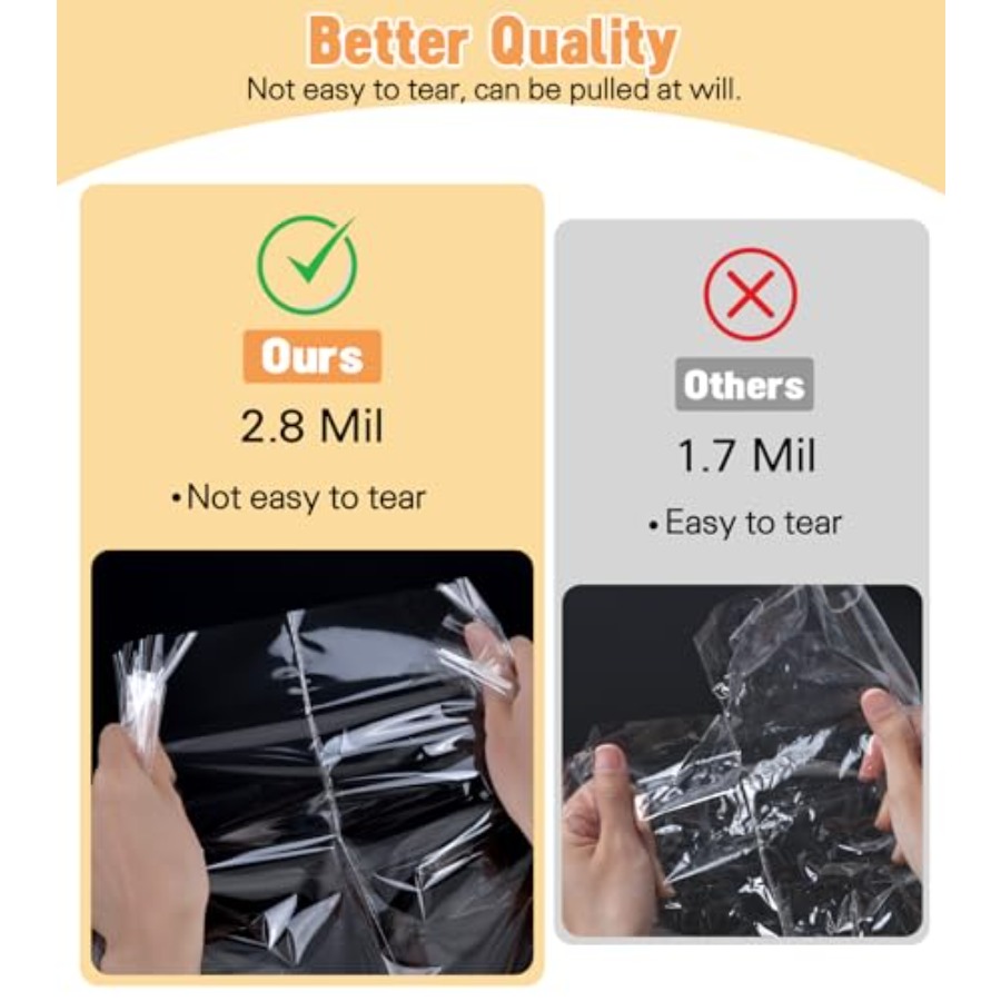 6 sacs en cellophane extra lar - Cellophane Wrap Clear avis et prix